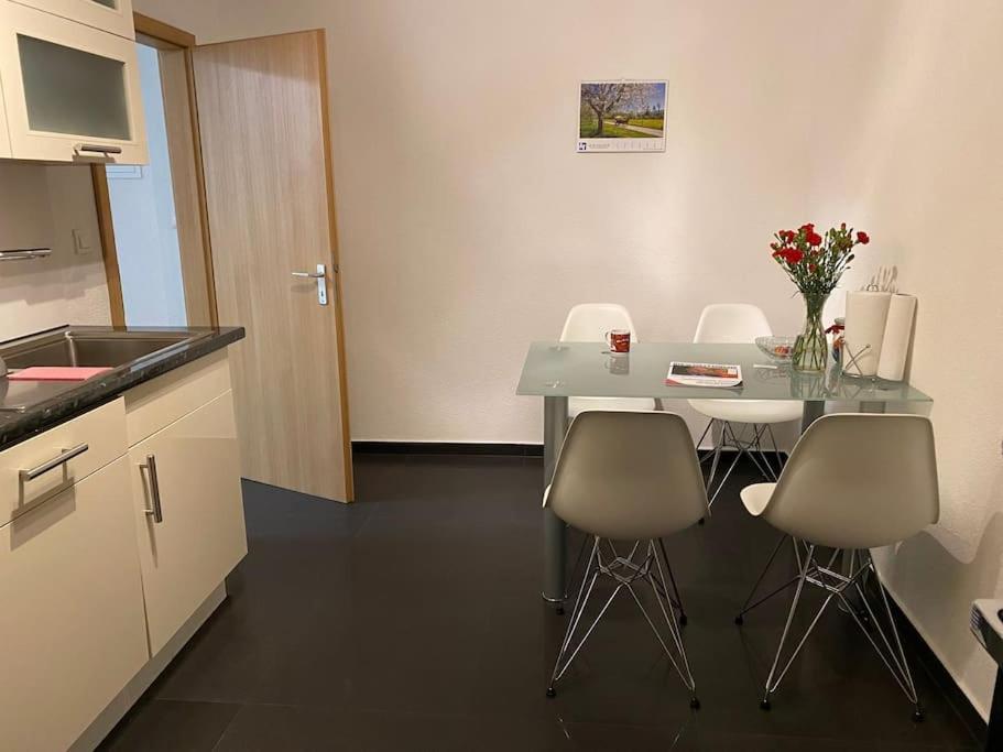 Preiswertes Stilvolles Zimmer Im Privaten Haus Mit Grossem Schoenem Modernem Gemeinschaft Badenzimmer Lorrach Ngoại thất bức ảnh
